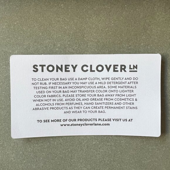 Stoney Clover Lane Large Pouch Black with TRAVEL Patches NWT - Picture 7 of 10